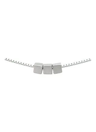 S925 Sterling Silver Crystal Studded Pendant Necklace 