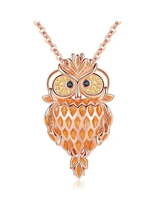 S925 Sterling Silver Crystal Studded Pendant Necklace 