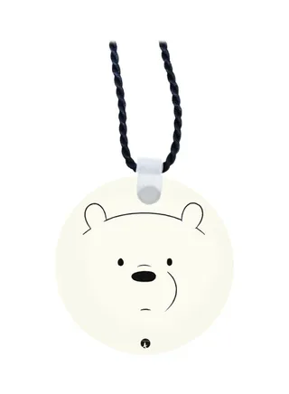 Wooden We Bare Bear Pendant 