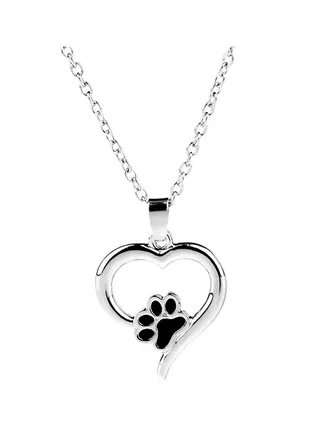 Fashion Pet Dog Claw Pendant Necklace 