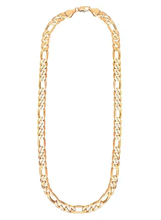 Italian Imported Fine Gold Plated Link Chain 24-Inch SJ-218402 