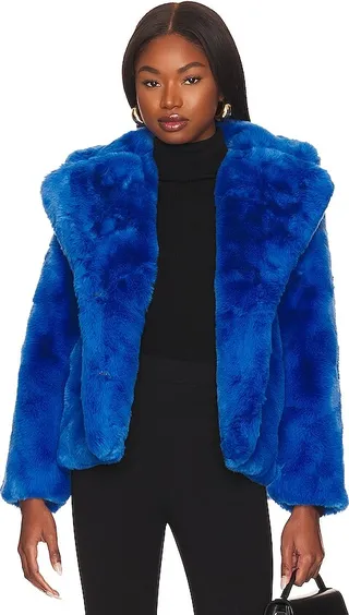Milly Faux Fur Jacket
