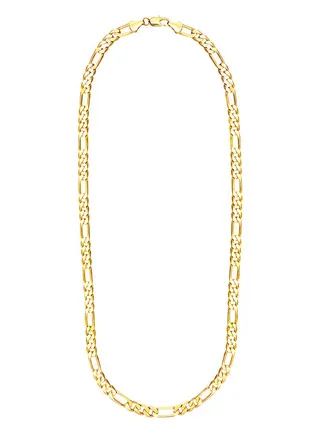 Plain Gold Link Chain 24-Inch SJ-212301 