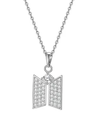 BTS Combination Steel Plate Pendant Necklace 