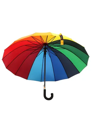 Biggdesign Moods Up Rainbow 16 Ribs Folding Umbrella 