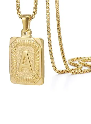 Personality Casual Fashion Letter Necklace 