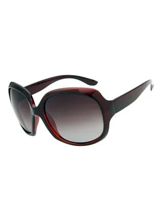 Women's Full Rim Oversized Frame Driving Vintage Sunglasses - Lens Size: 65 mm 