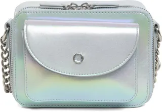 Iridescent Mini Camera Crossbody Bag