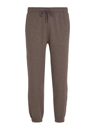 Men's Relaxed Terry Joggers/ Sweatpants, Cotton, Grey 
