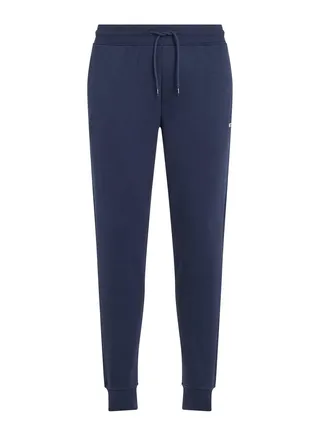 Men's Slim Fleece Jogging Joggers Sweatpants, Navy 