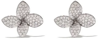 18kt white gold diamond Petit Garden earrings