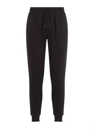 Men's Slim Fleece Jogging Joggers Sweatpants, Black 