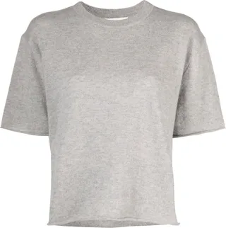 Short-Sleeved Knitted Top