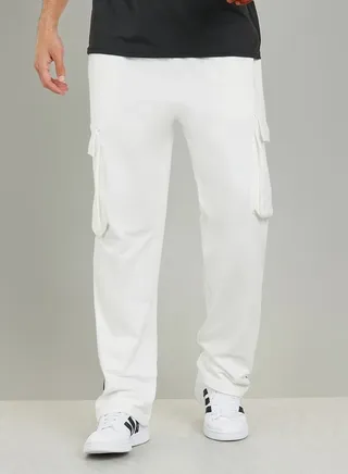 Side Striped Oversized Cargo Terry Jogger 