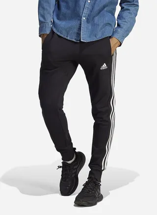 Essentials French Terry 3-Stripes Cuff Tapered Jogger 
