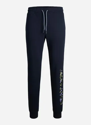 Camo Logo Print Slim Leg Jogger 