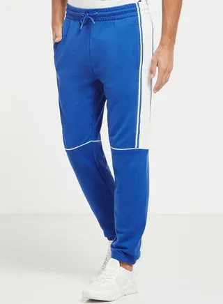 Logo Drawstring Colour Block Sweatpants 
