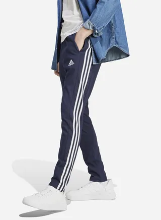 Essentials Single Jersey 3-stripes Tapered Pants 