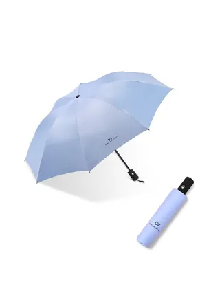 Automatic Open/Close Travel Umbrella, Windproof UV Folding Compact Umbrella Portable Travel Umbrella Portable Lightweight Sun & Rain Wind-proof Umbrellas for Women and Men 
