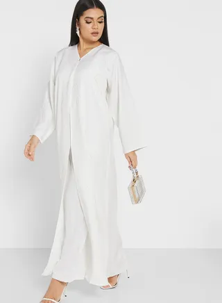 Embellished Detail Abaya With Sheila 