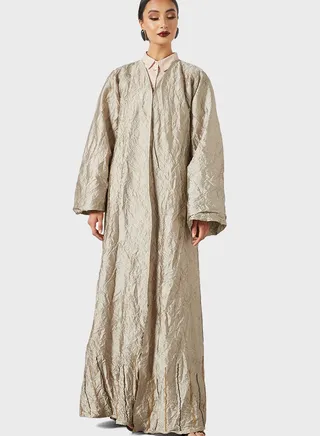 Textured Embellished Abaya