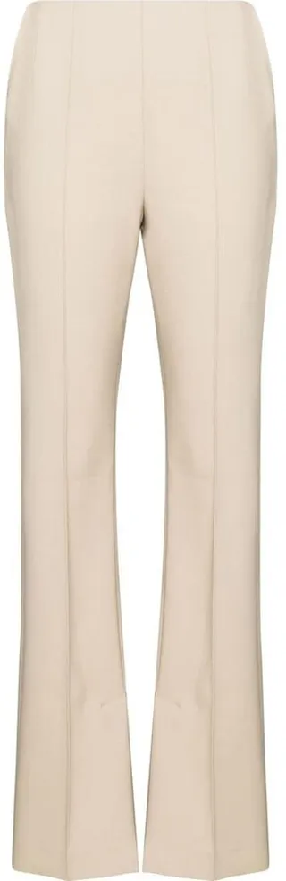 High-Waisted Straight-Leg Trousers