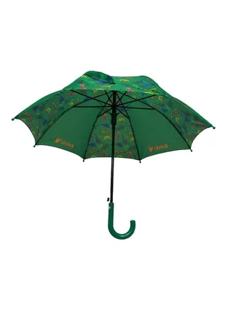 Printed Automatic Open Umbrella Green 