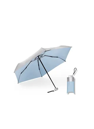 Folding Umbrellas Mini Small Travel Lightweight Umbrella For Purse UPF 50+ UV Protection for Rain Sun 5 Fold Umbrella for Women Girls Kids Multiple Colors 