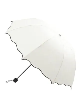 Folding Umbrella White/Black 