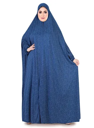One Piece Prayer Dress With Attached Hijab 