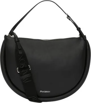 Medium Bumper-Moon Leather Crossbody Bag
