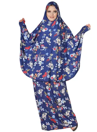Two-Piece Prayer Clothes Skirt and Cover Comfortable to Wear Islamic Prayer Set Comfortable to Move 