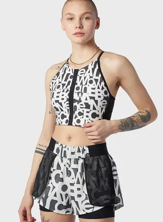 Relentless Printed Cropped Top