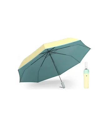 Mini Travel Umbrella Small Compact Portable Umbrella for Sun and Rain Windproof Parasol with 99% UV Protection for Women and Men Protection Sun-Folding UV Umbrella Windproof Compact 