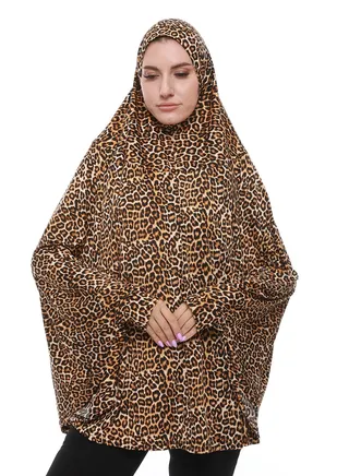 Plain Prayer Veil For Women With Long Sleeves 