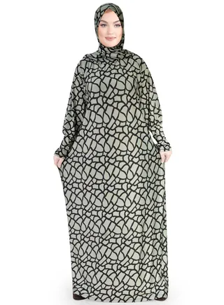 Comfortable Long Sleeve Maxi Praying Dress 
