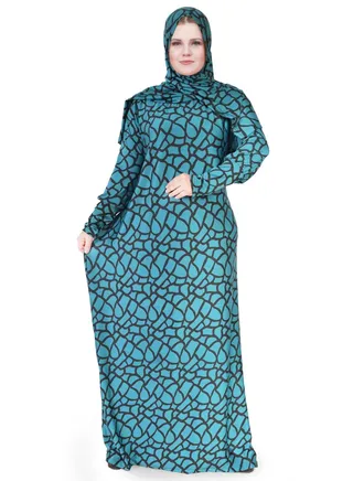 Comfortable Long Sleeve Maxi Praying Dress 
