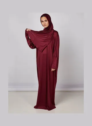 Printed Maxi Isdal Darkred 