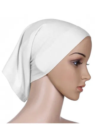 Inner Tube Hijab White 
