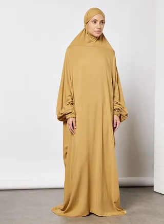Praying Dress With Attached Veil 