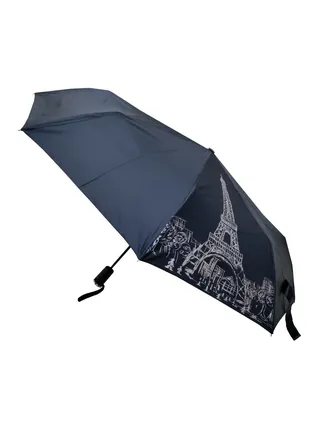 3FOLD AUTOMATIC OPEN UMBRELLA WITH UV PROTECTION AND EIFFEL TOWER LOGO PRINTED 