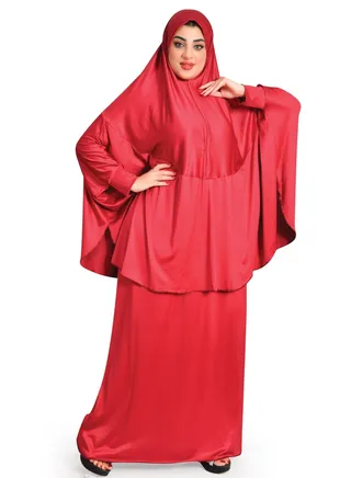 Two-Piece Prayer Clothes Skirt and Cover Comfortable to Wear Islamic Prayer Set Comfortable to Move 