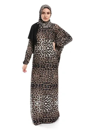 Isdal Prayer With Tiger Pattern 