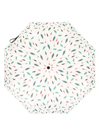 Fresh Leaves Small Folding Umbrella Multicolour 