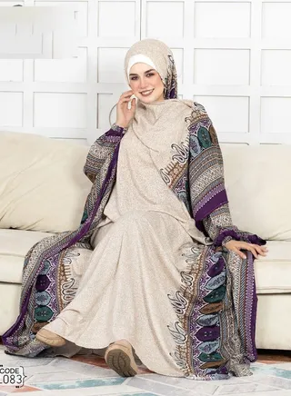Elegant Prayer Basdal, Made Of Viscose Cotton, Free Size 