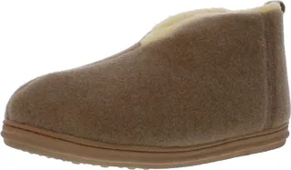 Dorm Mens Faux Fur Slip On Bootie Slippers