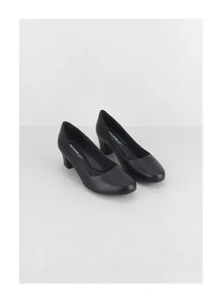 PICCADILLY CREW SHOES - WOMEN HEELS BLACK 