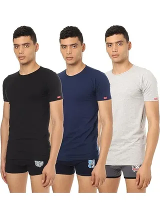 set of 3+3 Relax Boxer +Undershirt O neck 