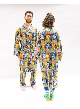 Illusion Floppy Robe 