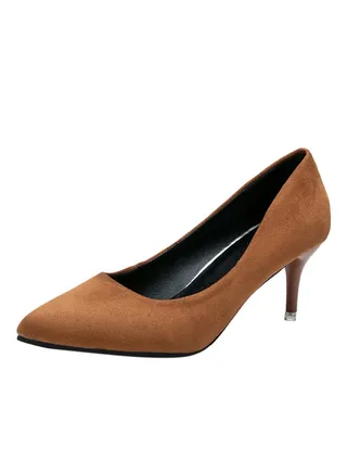 Classic High Heel Pumps Brown 